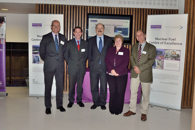 Picture shows the launch of the Nuclear Fuels Centre of Excellence