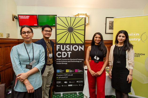 Picture shows some University academics students involved in Fusion Engineering